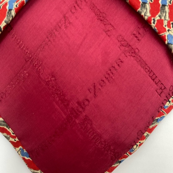 Ermenegildo Zegna Multicolor Patterned Tie - Picture 5 of 6